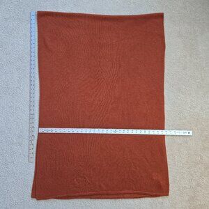 NWOT Charter Club Cashmere Wrap Oversized Scarf Rust
